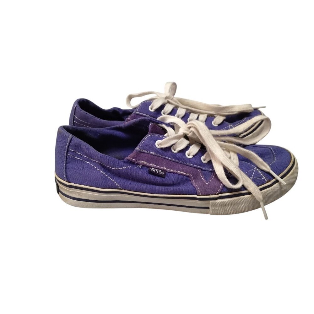 Vans Tory Women's Size 6 Low Top Purple Lace Up Sneakers Shoes Skateboarding